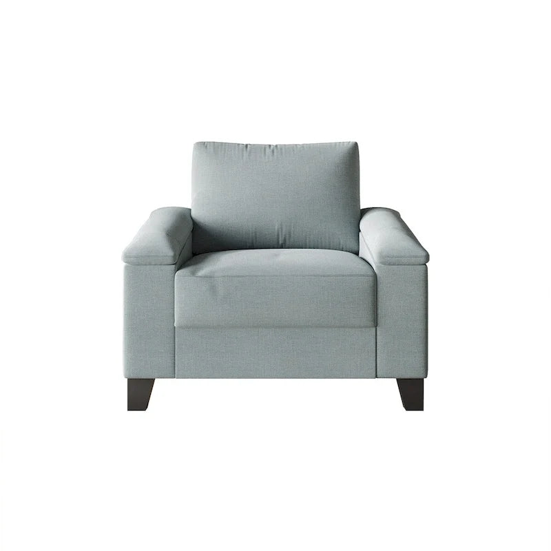 CraftPorch Simple Style Linen Upholstered Arm Chair