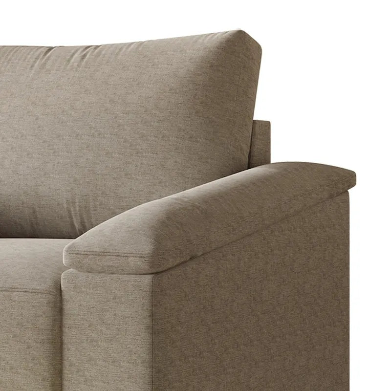 CraftPorch Simple Style Linen Upholstered Arm Chair
