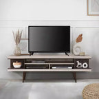 Mobile TV in legno largo 180 cm con 5 ripiani di stoccaggio