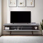 Mobile TV in legno largo 180 cm con 5 ripiani di stoccaggio
