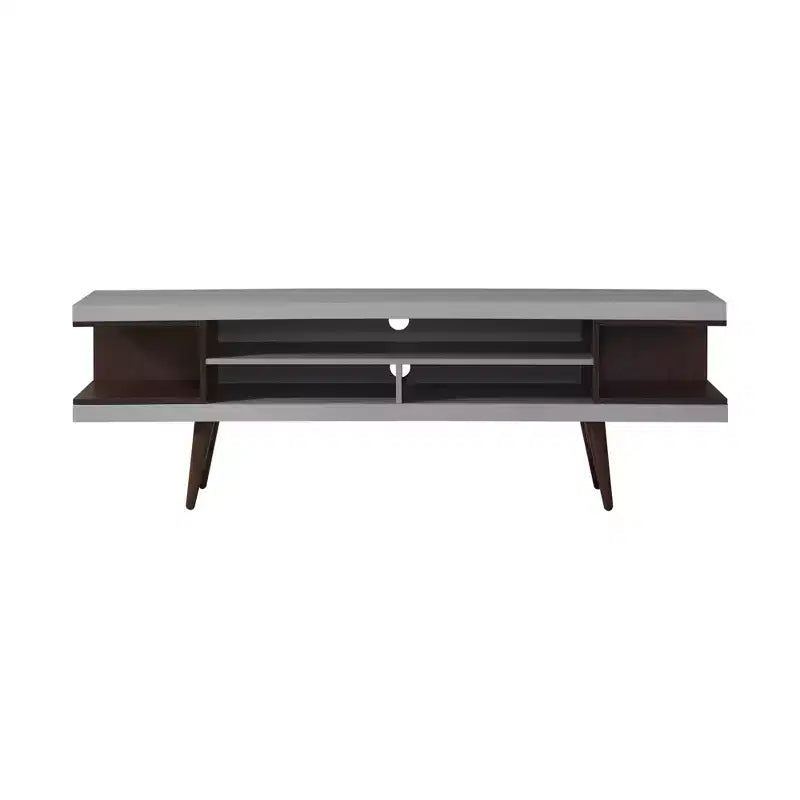 AndMakers 70.87 in. Wood TV Stand with 5 Storage Shelves Fits TV's up to 75 in.