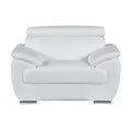 HomeRoots Genuine Leather Chair and a Half - 38