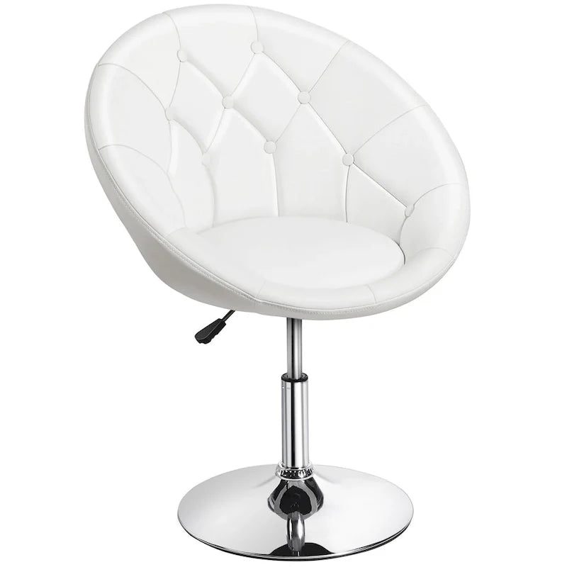 Fauteuil d'appoint Yaheetech moderne en similicuir touffeté