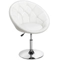 Fauteuil d'appoint Yaheetech moderne en similicuir touffeté
