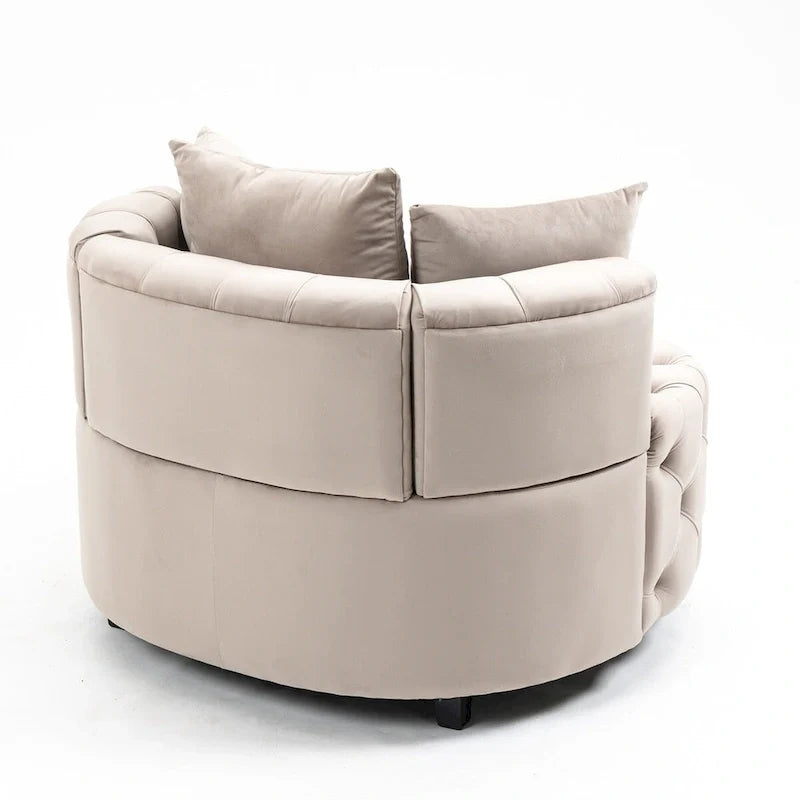 Fauteuil d'appoint / Fauteuil classique en tonneau pour le salon / Fauteuil de loisirs moderne