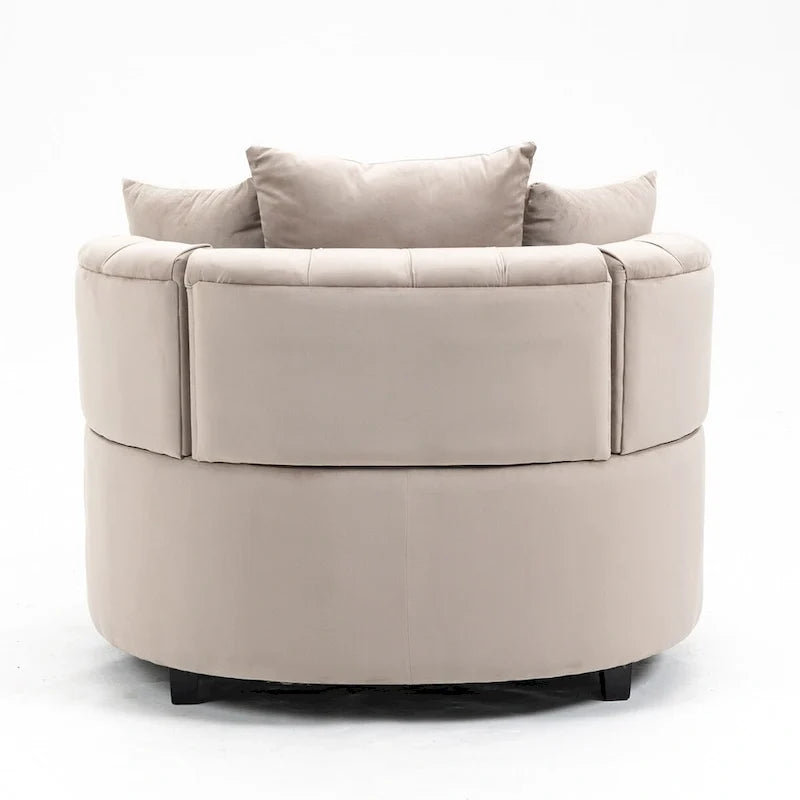 Fauteuil d'appoint / Fauteuil classique en tonneau pour le salon / Fauteuil de loisirs moderne