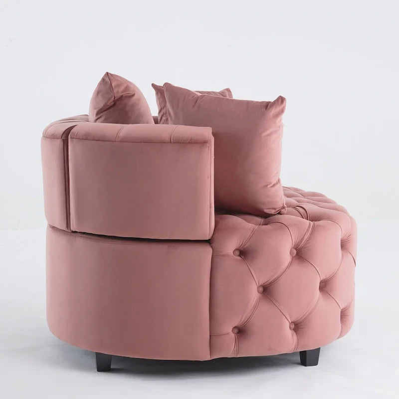 Fauteuil d'appoint / Fauteuil classique en tonneau pour le salon / Fauteuil de loisirs moderne