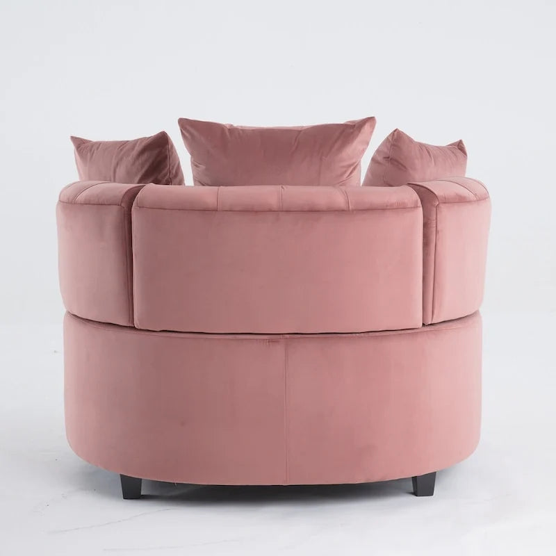 Fauteuil d'appoint / Fauteuil classique en tonneau pour le salon / Fauteuil de loisirs moderne