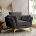 VANOMi 41.7 Modern Flared Arm Accent Chair