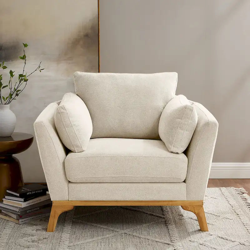 VANOMi 41.7 Modern Flared Arm Accent Chair