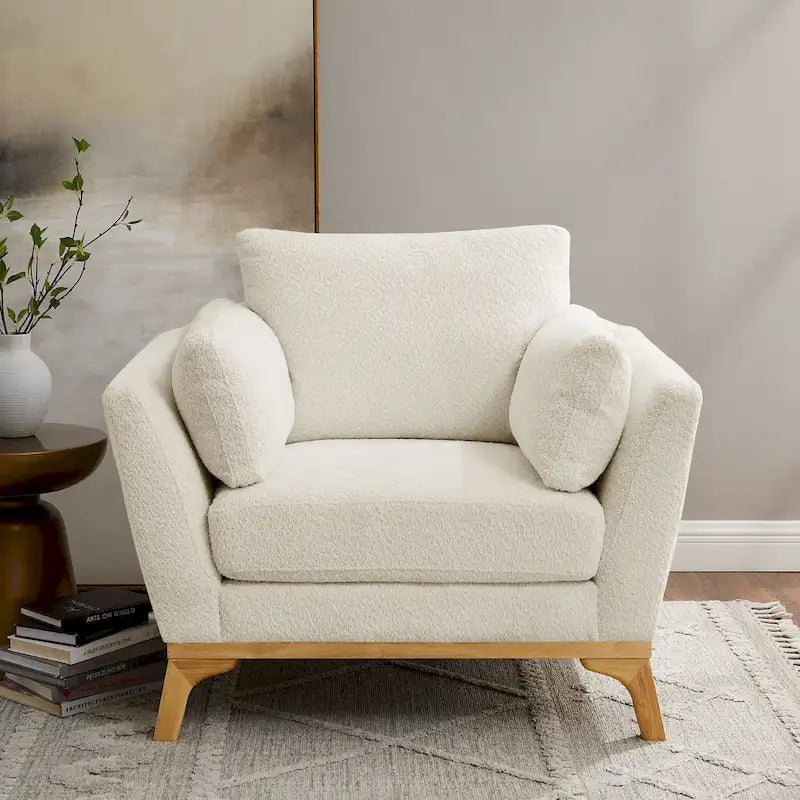 VANOMi 41.7 Modern Flared Arm Accent Chair