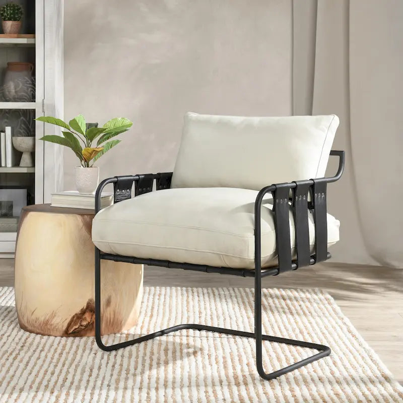 Classic Home Morodo Leather Accent Chair