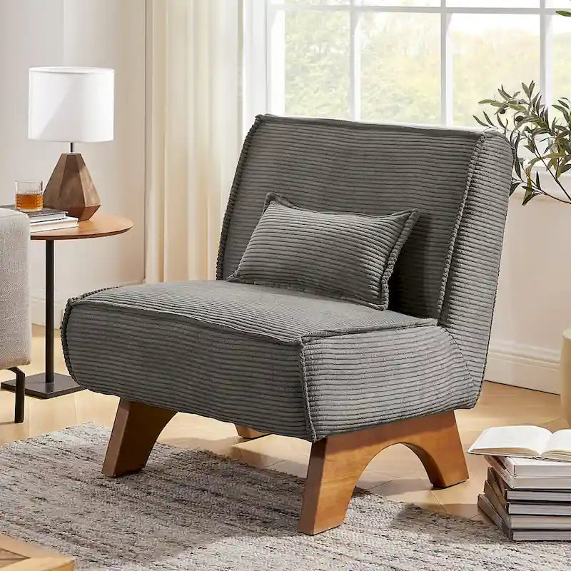 Fauteuil d'appoint confortable en polyester Art Leon