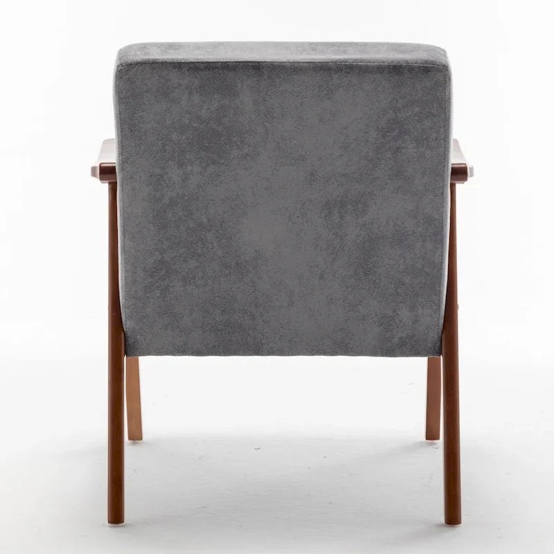 Fauteuil d'appoint à cadre en bois massif