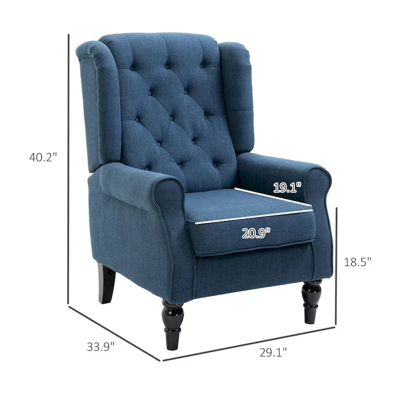 Accent Chair with High Wingback