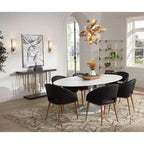 Tavolo consolle in metallo dorato con fili a goccia 48''L x 13,75''W