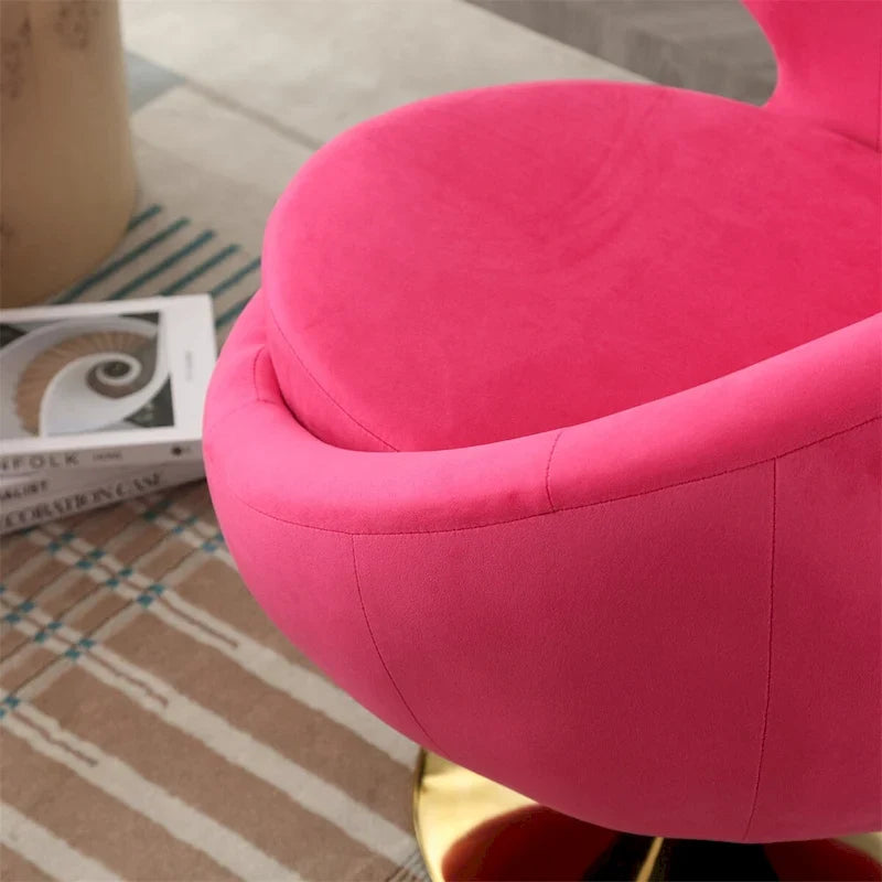 Fauteuils d'appoint pivotants à 360° en forme de tonneau, Fauteuils ronds