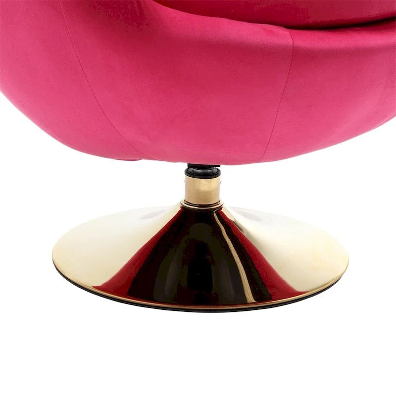 Fauteuils d'appoint pivotants à 360° en forme de tonneau, Fauteuils ronds