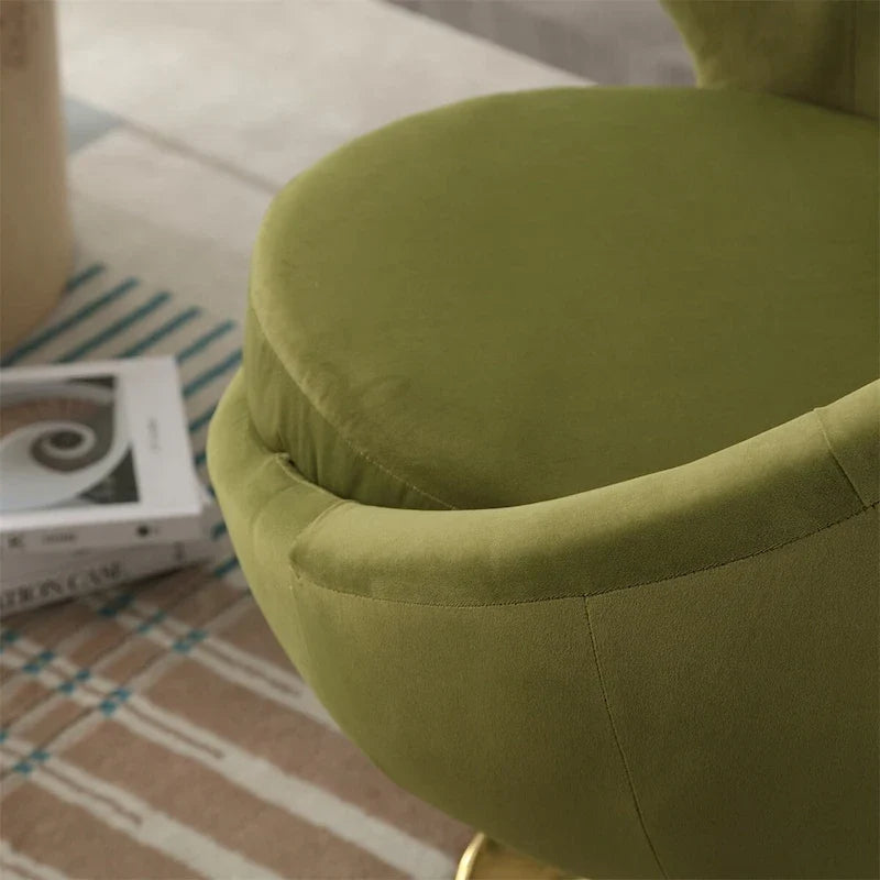 Fauteuils d'appoint pivotants à 360° en forme de tonneau, Fauteuils ronds