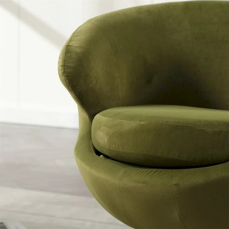 Fauteuils d'appoint pivotants à 360° en forme de tonneau, Fauteuils ronds