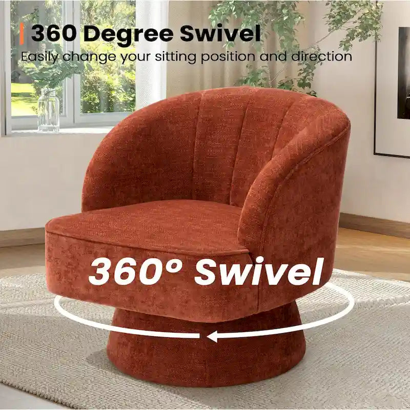 Pellebant Swivel Accent Chair Armchair Sofa for Living Room Bedroom