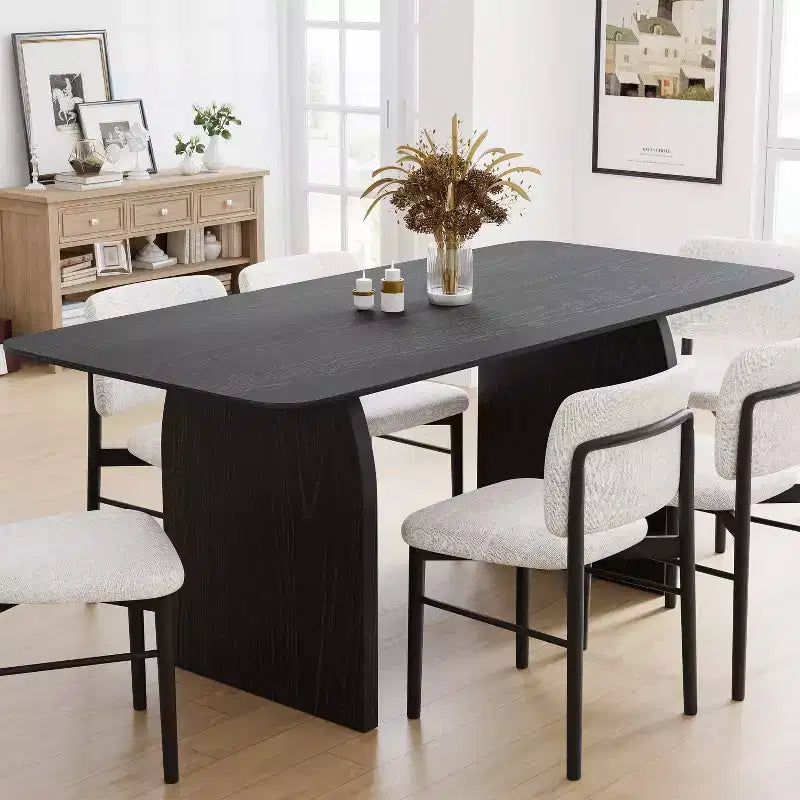 Tavolo da pranzo moderno in legno Tavolo da cucina Tavolo da sala da pranzo