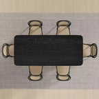 Tavolo da pranzo moderno in legno