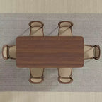 Tavolo da pranzo moderno in legno