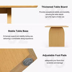 Tavolo da pranzo moderno in legno