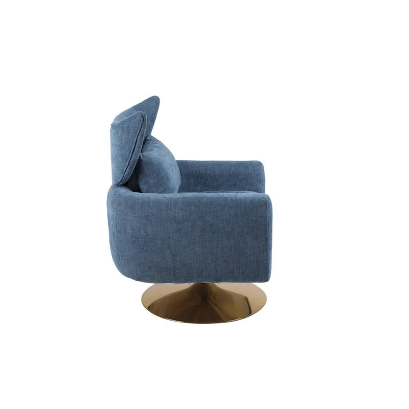 Mid-Century 360-degree Swivel Accent Chair