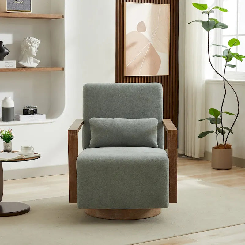 Swivel Modern Upholstered Accent Chair
