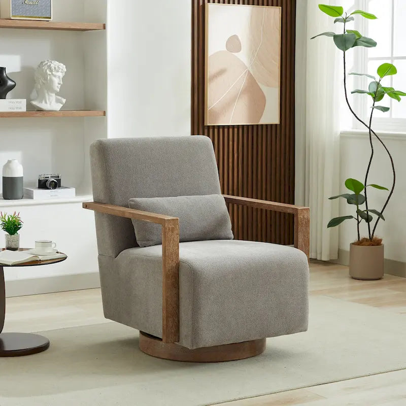 Swivel Modern Upholstered Accent Chair