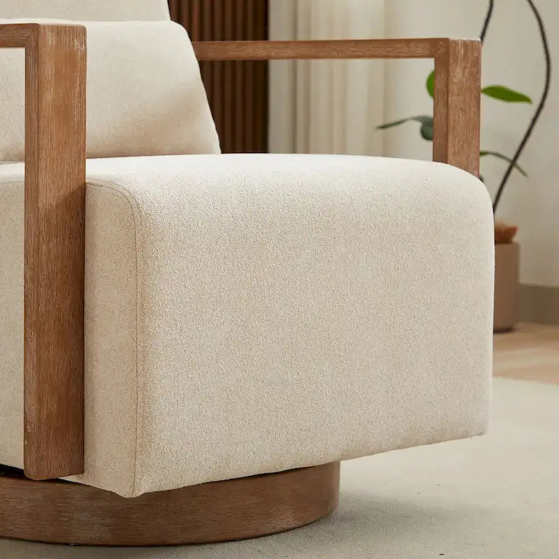 Swivel Modern Upholstered Accent Chair