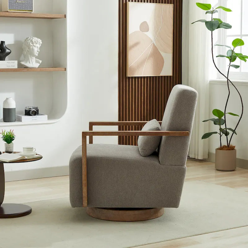 Swivel Modern Upholstered Accent Chair