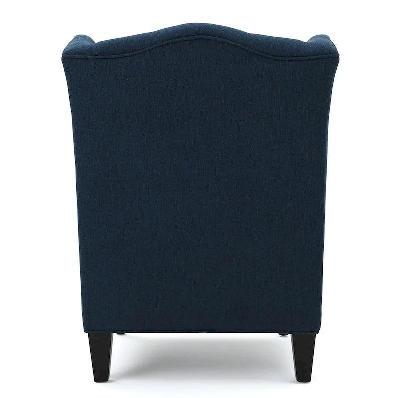 Fauteuil à oreilles tapissé
