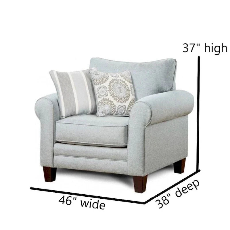 Fauteuil d'appoint Grand Mist gris