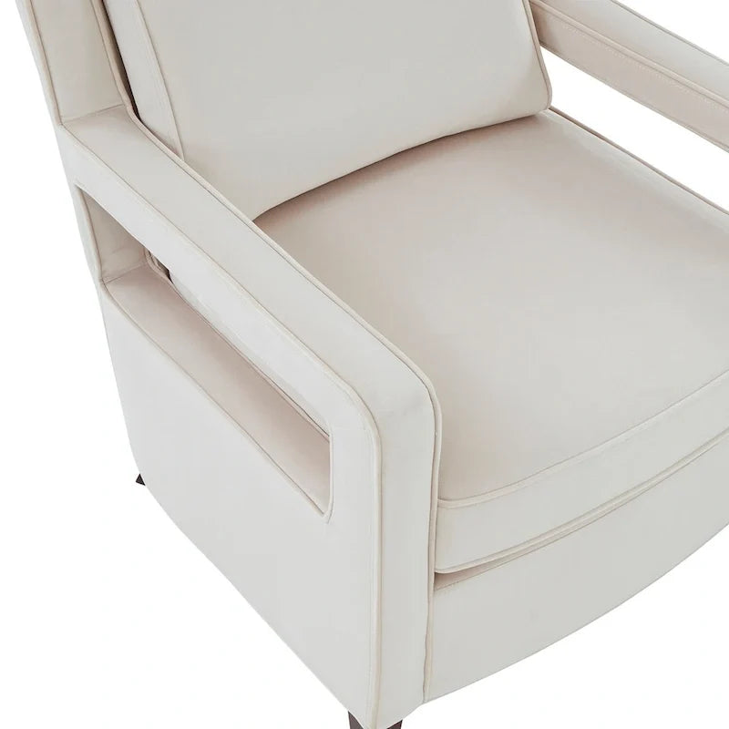 Fauteuil d'appoint en velours