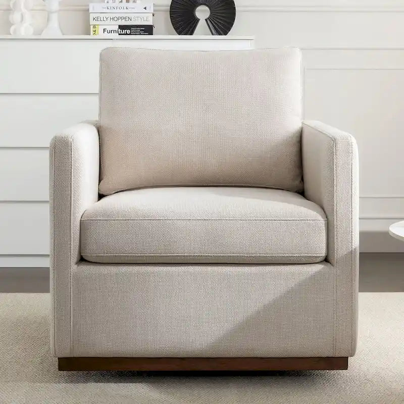 Mid Century Modern Swivel Accent Chair Armchair for Living Room