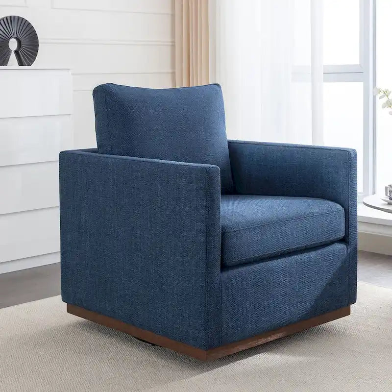Mid Century Modern Swivel Accent Chair Armchair for Living Room