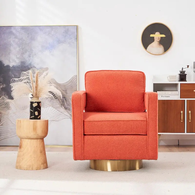 Fauteuil à roulettes pivotant pour salon, chambre d'enfant, hôtel, chambre à coucher, bureau