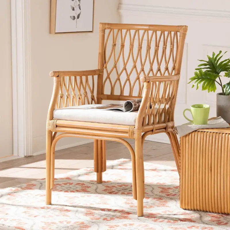 Fauteuil Maisa Bohème en Rotin Clair
