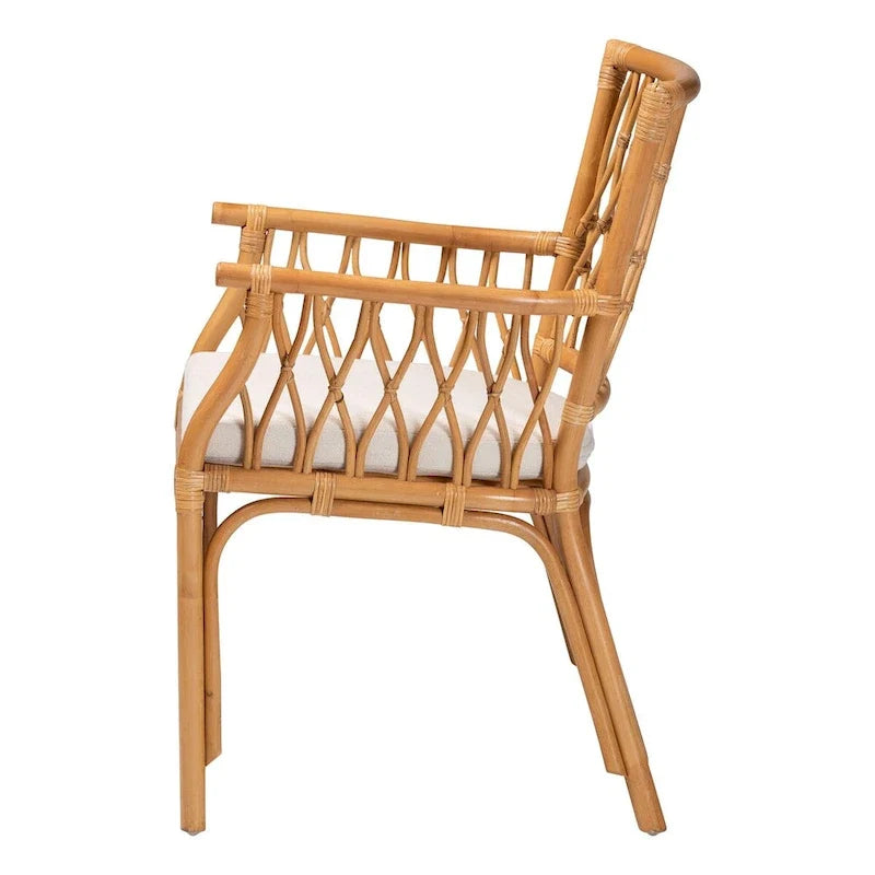 Fauteuil Maisa Bohème en Rotin Clair
