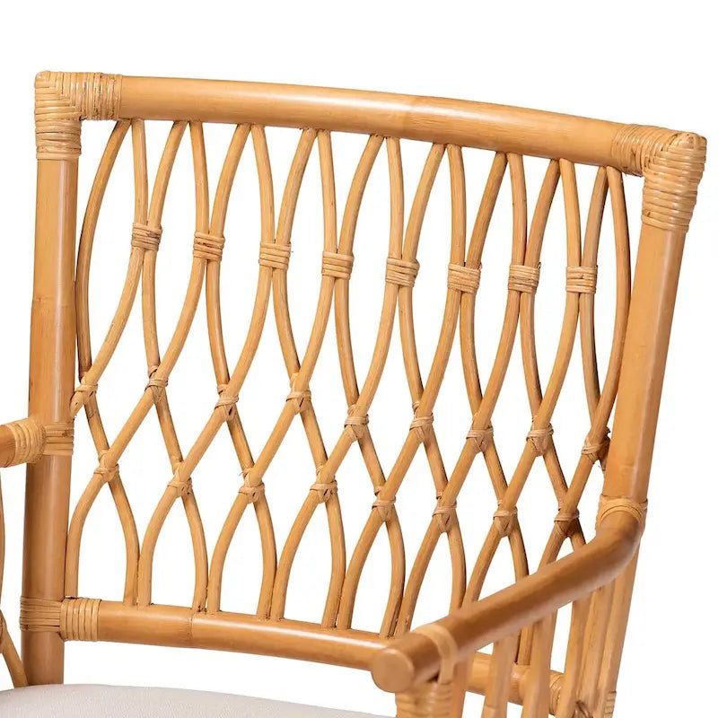 Fauteuil Maisa Bohème en Rotin Clair