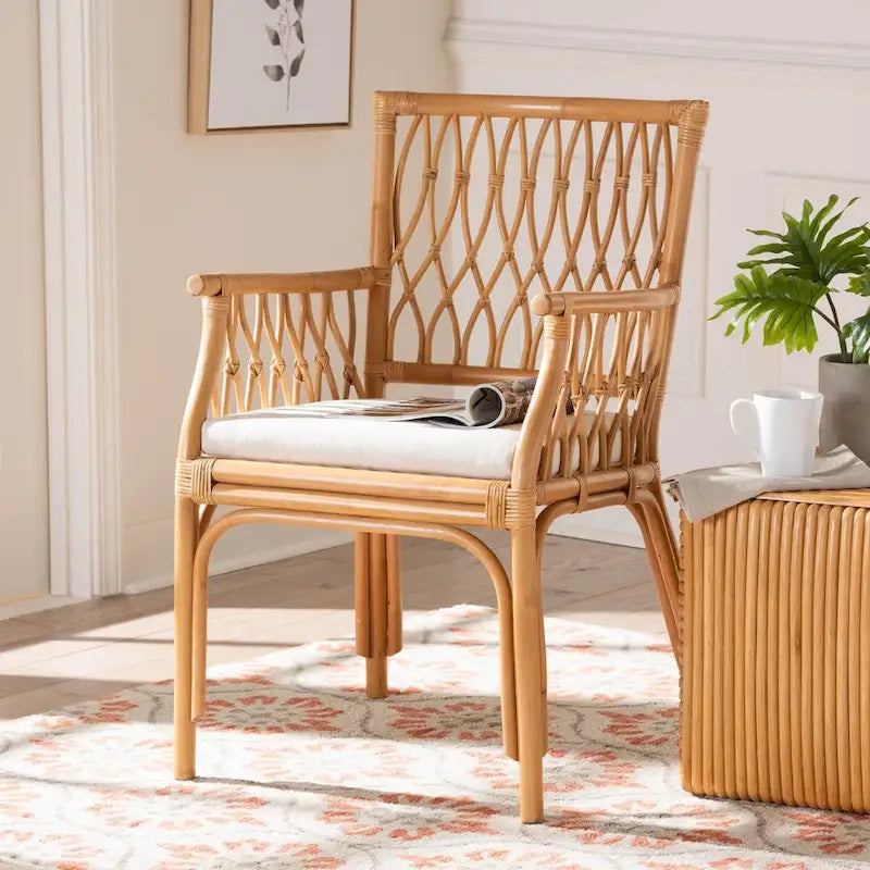 Fauteuil Maisa Bohème en Rotin Clair