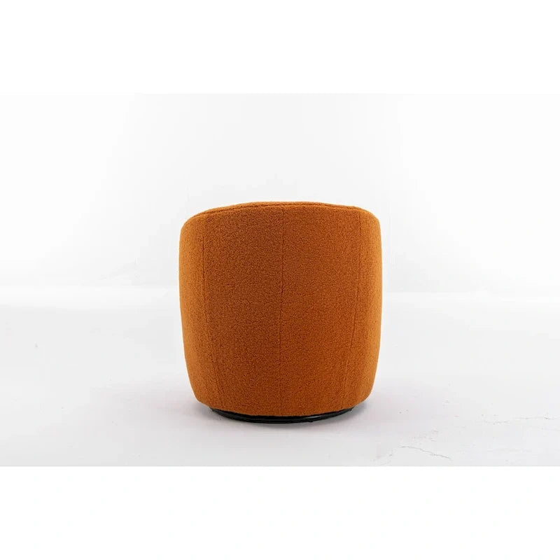 Fauteuil pivotant avec revêtement par poudre noir, bleu