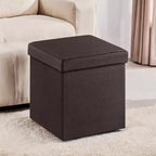 Cubo Contenitore in Similpelle 38x38x38 cm