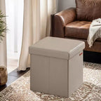 Cubo Contenitore in Similpelle 38x38x38 cm