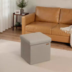 Cubo Contenitore in Similpelle 38x38x38 cm