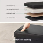 Cubo Contenitore in Similpelle 38x38x38 cm