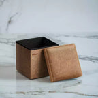 Cubo Contenitore in Similpelle 38x38x38 cm